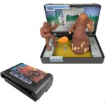 Console heroes altered beast - diorama cartouche pliable sega mega drive avec figurines loup - garou ...