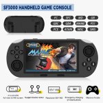 Console de jeu portable aprosp nouveau sf3000 ? �cran 45 ips double joystick 10 000 + jeux r�tro multim�dia ...