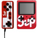 Console de jeu portable sup x game box 400 - rouge - consoles rtro - pack