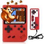 Console de jeux portable - vec - retro fc - 400 jeux classiques - batterie 1020mah - connexion tv - 2 ...