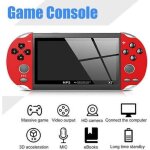 Console de jeux portable x7 - rouge - 300 jeux intégrés - Écran 43 pouces Console de jeux portable x7 - rouge - 300 jeux intégrés - Écran 43 pouces