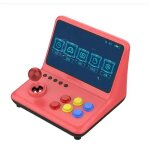 Console de jeu r�tro - rncyn - �cran 9 pouces - quad - core cpu - rechargeable - joystick arcade - lecteur ...