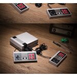 Console de jeux vid�o - nes - mini hdmi - 600 jeux int�gr�s - couleur blanche - 8 bits