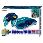 Console - nintendo - 64 - bleu transparent - plastique - rsine