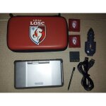 Console nintendo ds argent restaur� avec coque neuve + pochette + 1 jeux nds phat fat tank