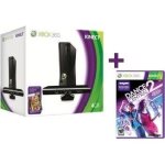 Console salon - microsoft - xbox 360 4go - kinect adventures - dance central 2