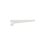 Console simple 400 mm - mermier - m640540 - acier laqu� blanc - charge 45kg - finition �poxy