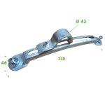Console pour support daile - support garde - boue - collier de serrage - tube de 42 mm - pour camion ...