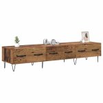 Promotion console tv vent - flash - banc tv scandinave - meuble tv bois ancien 150x36x30 cm bois ding�nierie ...