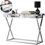 Console verre miroir 3d