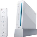 Console salon - nintendo - wii - blanc - secteur - voyant dalimentation Console salon - nintendo - wii - blanc - secteur - voyant dalimentation