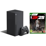 Console xbox series x 1to noir + nba 2k25 - xb1 / xbs - jeu xbox series x