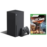 Console xbox series x 1to noir + star wars : outlaws xbsx std - jeu xbox series x