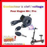 Contacteur  clef trottinette lectrique  clef avec affichage du voltage pour kugoo m4 - kugoo m4 pro ...