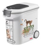 Conteneur  croquettes curver - 35l / 12 kg - pets collection - pour chat