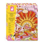 Contours et motifs paillets dreamland - kit de loisirs cratifs - 6 tableaux  crer - 3 mini - stylos ...