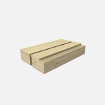 Contremarches pour escalier de meunier normandie droit en sapin