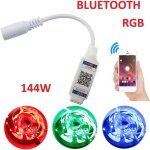 Contr�leur de bandeau led - ruban bandeau led strip leds - rgb - bluetooth - 5m