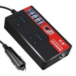 Convertisseur 12v / 24v à 220v - joyfan - modèle 2000w - 4 usb - affichage led - onde pure sinus Convertisseur 12v / 24v à 220v - joyfan - modèle 2000w - 4 usb - affichage led - onde pure sinus