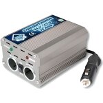Convertisseur 24v / 12v - htc technic - 15a + 2 prises allume - cigare femelle puissance 180w