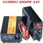 Convertisseur - onduleur - 2000w - 24v � 220v - onde pure sinus - protection basse tension