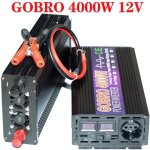 Convertisseur 4000w - onduleur - dc 12v à 220v ac - pur sinus - Écran lcd - 2000w continu Convertisseur 4000w - onduleur - dc 12v à 220v ac - pur sinus - Écran lcd - 2000w continu