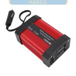 Convertisseur dc vers ac pour voiture 300 w 12 v dc vers 220 v ac avec usb c pd qc 24 w rapide pour smartphone ...