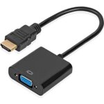Convertisseur hdmi vers vga 1080p adaptateur hdmi mle vers vga femelle avec audio et micro cble usb ...