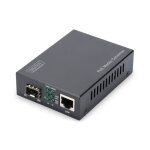 Convertisseur de m�dia - digitus - dn - 82140 - 1000 mbit / s - poe - sfp