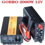 Convertisseur onde pur sinus 12v à 220 / 230v - onduleur 2000w gobro Convertisseur onde pur sinus 12v à 220 / 230v - onduleur 2000w gobro