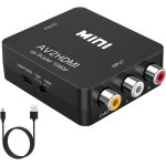 Convertisseur rca vers hdmi 1080p mini video audio converter av vers hdmi compatible pal - ntsc pour ...
