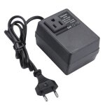 Convertisseur de tension 220v à 110v 200w - noir - adaptateur secteur ac pour domestique / voyage Convertisseur de tension 220v à 110v 200w - noir - adaptateur secteur ac pour domestique / voyage