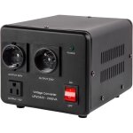 Convertisseur de tension - kemot - urz3423 - 1600w - 3 prises - sinusoïdal pur Convertisseur de tension - kemot - urz3423 - 1600w - 3 prises - sinusoïdal pur