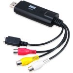Convertisseur vido audio - numrisation vhs / hi8 - usb 2. 0 - compatible windows 11 / 10 / 8 / 7 - ...