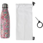 Coffret bouteille isotherme fleurie 50cl