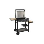 Cook in garden barbecue gaz flavo 60 sc - l 138l 59h 105 cm - surface de cuisson : l 60l 40 cm - noir ...
