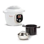 Cooko moulinex - ce85ba10 - multicuiseur intelligent - capacit 6l - 6 programmes de cuisson - 180 recettes ...