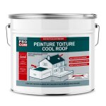 Cool roof - peinture toiture anti chaleur 10 litres blanc