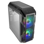 Cooler master ltd boitier pc mastercase h500m - r�tro �clairage rgb - noir - verre tremp� - format atx ...