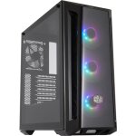 Botier pc gaming - cooler master - masterbox mb520 argb - panneau en verre tremp - 3 ventilateurs argb ...