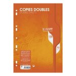 Copies doubles perfores - sys - 21x297 cm - 120 pages - 70g - blanc