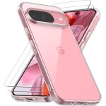Coque et verres trempés - google - pixel 9 - silicone haute résistance - antichoc - anti - rayures Coque et verres trempés - google - pixel 9 - silicone haute résistance - antichoc - anti - rayures