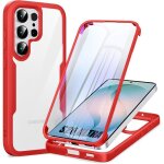 Coque 360 - booling - pour samsung galaxy s26 ultra - avant tpu souple et arri�re pc rigide - rouge