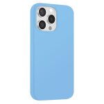 Coque antichoc - moxie - iphone 15 pro - tpu souple - protection rayures - bleu ciel