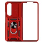 Coque antichoc pour samsung galaxy z fold 5 cache caméra coulissant bague rouge Coque antichoc pour samsung galaxy z fold 5 cache caméra coulissant bague rouge
