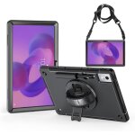 Coque antichoc pour tablette - suteo - lenovo idea tab pro 127 - support rotatif 360� - dragonne