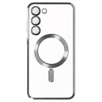 Coque - avizar - samsung s23 - magsafe - transparent / argent - protection cam�ra int�gr�e