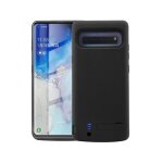 Coque batterie chargeur pour samsung galaxy s10 + plus power bank 6000mah secours slim (noir)