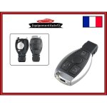 Coque boitier de cl� t�l�commande mercedes 3 boutons classe a b c e s ml cls clk vito transporteur