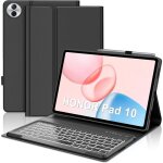 Coque clavier pour honor pad 10 12. 12025azerty fran�ais clavier r�tro�clair� bluetooth d�tachable magn�tique ...